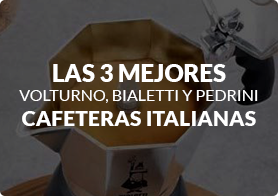 tres mejores cafeteras italianas bialetti volturno pedrini